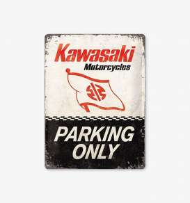 Tac Signs 3D  - Kawasaki black/white/red - Tac Signs - NA23260 - tac3D23260 | Toms Modelautos