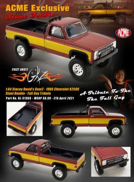 Chevrolet  - K2500 *Stunt Double, Fall Guy* 1986  - 1:64 - Acme Diecast - 51369 - acme51369 | Toms Modelautos