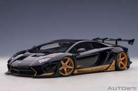Lamborghini  - Aventador black/gold - 1:18 - AutoArt - 79184 - autoart79184 | Toms Modelautos