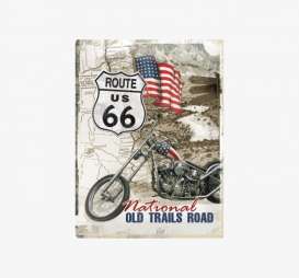 Tac Signs 3D  - Route 66 red/white/blue/rusty - Tac Signs - NA23136 - tac3D23136 | Toms Modelautos