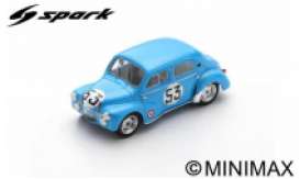 Renault  - 4CV 1952 blue - 1:43 - Spark - s5225 - spas5225 | Toms Modelautos