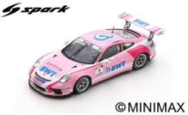 Porsche  - 911 2018 pink/white - 1:43 - Spark - s8500 - spas8500 | Toms Modelautos