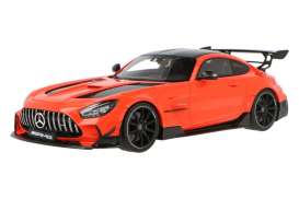 Mercedes Benz  - AMG GT-R 2021 black/orange - 1:18 - GT Spirit - GT323 - GT323 | Toms Modelautos