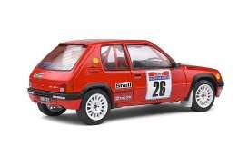 Peugeot  - 205 1990 red - 1:18 - Solido - 1801709 - soli1801709 | Toms Modelautos