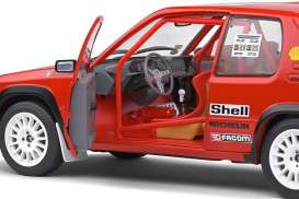 Peugeot  - 205 1990 red - 1:18 - Solido - 1801709 - soli1801709 | Toms Modelautos