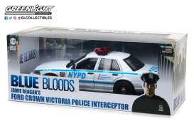 Ford  - Crown Victoria Police Intercep 2001  - 1:18 - GreenLight - 13513 - gl13513 | Toms Modelautos