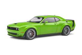 Dodge  - Challenger 2020 green - 1:18 - Solido - 1805704 - soli1805704 | Toms Modelautos