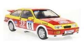 Ford  - Sierra 1987 red/yellow - 1:18 - Solido - 1806103 - soli1806103 | Toms Modelautos