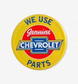 Tac-Signs Big Round  - Chevrolet yellow/red/blue - Tac Signs - 24RD2 - tacB24RD2 | Toms Modelautos