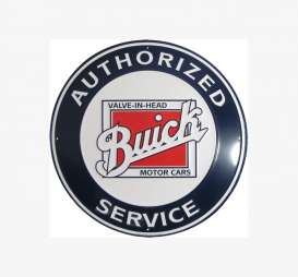 Tac-Signs Big Round  - Buick white/blue/red - Tac Signs - 24RD124 - tacB24RD124 | Toms Modelautos