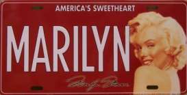 Funny Plates  - Marilyn Monroe red/white - Tac Signs - SOTT12046 - fun12046 | Toms Modelautos