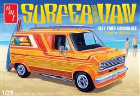 Ford  - Surfer Van 1977  - 1:25 - AMT - s1229M - amts1229M | Toms Modelautos