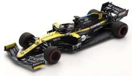 Renault  - DP World 2020 black/yellow - 1:43 - Minichamps - 417201631 - mc417201631 | Toms Modelautos