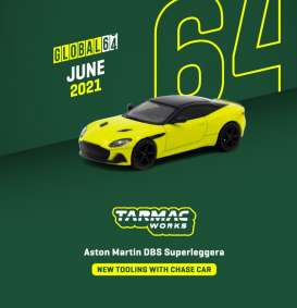 Aston Martin - DBS yellow - 1:64 - Tarmac - T64G-004-LG - TC-T64G004LG | Toms Modelautos Aston Martin - DBS yellow - 1:64 - Tarmac - T64G-004-LG - TC-T64G004LG | Toms Modelautos