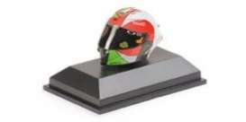 Helmet  - 2018 white/red/green - 1:8 - Minichamps - 399180086 - mc399180086 | Toms Modelautos