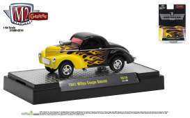 Willys - Coupe 1941 black/yellow/red - 1:64 - M2 Machines - 31600GS10 - M2-31600GS10 | Toms Modelautos Willys - Coupe 1941 black/yellow/red - 1:64 - M2 Machines - 31600GS10 - M2-31600GS10 | Toms Modelautos