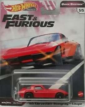 Chevrolet  - Corvette Stingray Coupe red - 1:64 - Hotwheels - GJR78 - hwmvGJR78 | Toms Modelautos