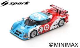 Riley  - MK XI 2008 blue/red/white - 1:43 - Spark - 43DA08 - spa43DA08 | Toms Modelautos