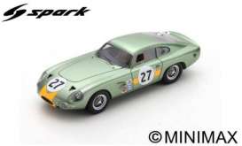 Aston Martin  - DP214 1964 lightgreen/yellow - 1:43 - Spark - s3685 - spas3685 | Toms Modelautos