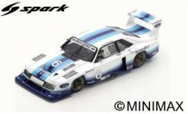 Ford  - Mustang 1982 white/blue/black - 1:43 - Spark - s2630 - spas2630 | Toms Modelautos