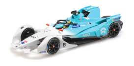 Nio  - 2018 white/blue - 1:43 - Minichamps - 414180008 - mc414180008 | Toms Modelautos