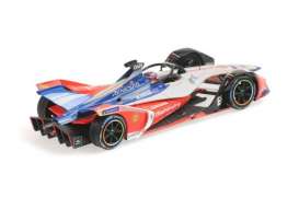 Mahindra  - 2018 orange/white/blue - 1:43 - Minichamps - 414180064 - mc414180064 | Toms Modelautos