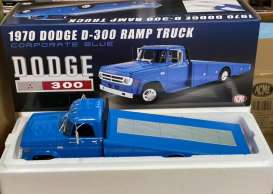 Dodge  - D300 Ramp Truck 1970 corporate blue - 1:18 - Acme Diecast - 1801905 - acme1801905 | Toms Modelautos