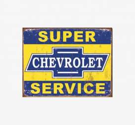 Tac Signs  - Chevrolet blue/yellow - Tac Signs - D1355 - tacD1355 | Toms Modelautos