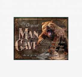 Tac Signs  - Man Cave brown - Tac Signs - D1925 - tacD1925 | Toms Modelautos