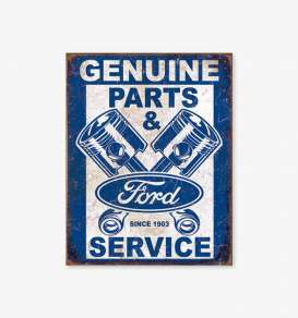 Tac Signs  - Ford blue/white - Tac Signs - D2068 - tacD2068 | Toms Modelautos