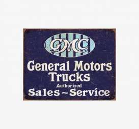 Tac Signs  - GMC blue/white - Tac Signs - D2069 - tacD2069 | Toms Modelautos