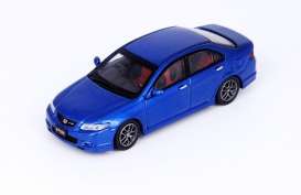 Honda  - Accord Euro-R (CL7) blue - 1:64 - Inno Models - in64CL7BLU - in64CL7BLU | Toms Modelautos