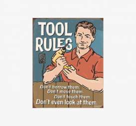 Tac Signs  - Garage brown/blue/red - Tac Signs - D2154 - tacD2154 | Toms Modelautos