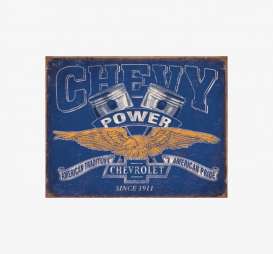 Tac Signs  - Chevrolet blue/orange - Tac Signs - D2199 - tacD2199 | Toms Modelautos