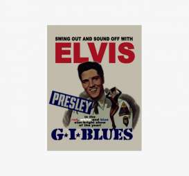Tac Signs  - Elvis Presley blue/white/red - Tac Signs - BK10964 - tacBK10964 | Toms Modelautos
