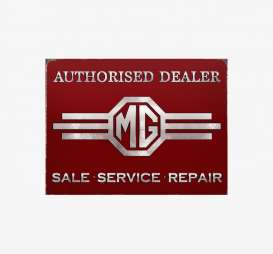 Tac Signs  - MG red/white - Tac Signs - JO50124 - tacJO50124 | Toms Modelautos