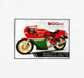 Tac Signs  - Ducati red/green/white - Tac Signs - JO50919 - tacJO50919 | Toms Modelautos