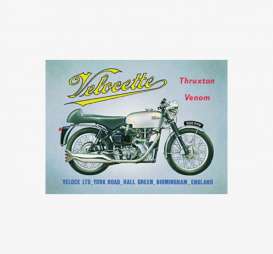 Tac Signs  - Velocette grey/yellow - Tac Signs - T76 - tacT76 | Toms Modelautos