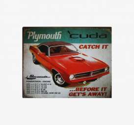 Tac Signs  - Plymouth red/green - Tac Signs - R98577 - tacR98577 | Toms Modelautos