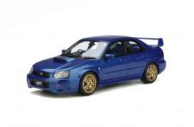 Subaru  - impreza  2003 blue - 1:18 - OttOmobile Miniatures - 369 - otto369 | Toms Modelautos
