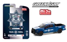 Ford  - F-150 *SSp* 2017 blue/white - 1:64 - GreenLight - 51380 - gl51380 | Toms Modelautos