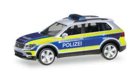 Volkswagen  - Tiguan silver/blue/yellow - 1:87 - Herpa - herpa095808 | Toms Modelautos