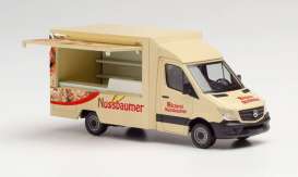 Mercedes Benz  - Sprinter beige - 1:87 - Herpa - herpa095877 | Toms Modelautos