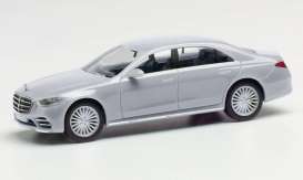 Mercedes Benz  - S-Class silver - 1:87 - Herpa - herpa430869 | Toms Modelautos