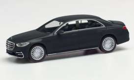 Mercedes Benz  - S-Class black - 1:87 - Herpa - herpa420907 | Toms Modelautos