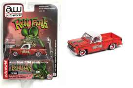 Chevrolet - Cheyenne 10 *Rat Rod* 1978 weathered/red/white - 1:64 - Auto World - CP7723B - AWCP7723B | Toms Modelautos Chevrolet - Cheyenne 10 *Rat Rod* 1978 weathered/red/white - 1:64 - Auto World - CP7723B - AWCP7723B | Toms Modelautos