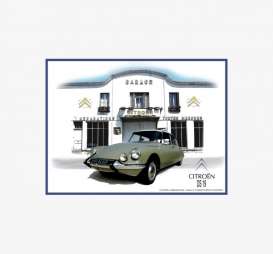 Tac Signs 3D  - Citroën blue/white/green - Tac Signs - NA15004RA - tac3D15004RA | Toms Modelautos
