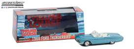 Ford  - Thunderbird 1966 blue/white - 1:43 - GreenLight - 86617 - gl86617 | Toms Modelautos