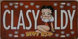 Funny Plates  - Betty Boop red/white - Tac Signs - SOTT12088 - fun12088 | Toms Modelautos