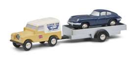Land Rover Jaguar - Defender beige and blue - 1:90 - Schuco Piccolo - S5029 - schuco5029 | Toms Modelautos